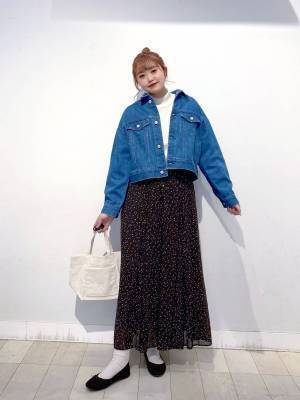 着心地もトレンド感も◎【グローバルワーク】軽くて柔らかい「デニムジャケット」