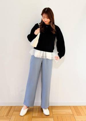 最っっ高に可愛い!!（泣）【ロペピクニック】重ね着で垢抜け♡「チュールビスチェ」