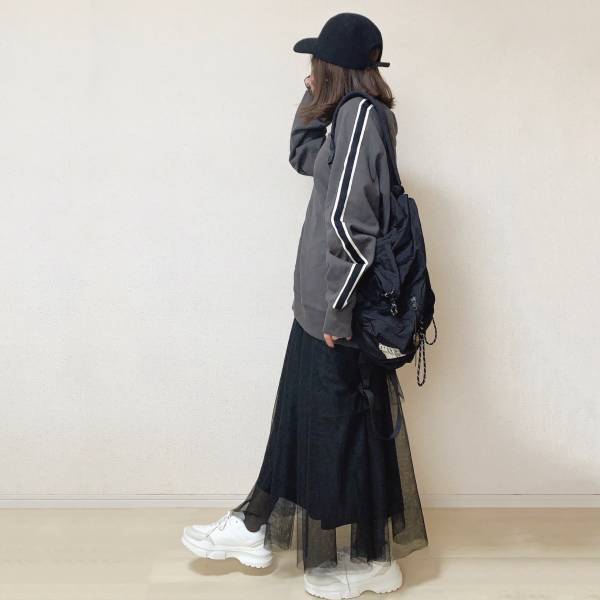 思わず2色買い！春に向けてゲットして！【しまむら】優秀すぎる…“チュールスカート”紹介