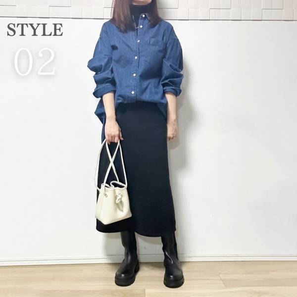 やっぱシンプルが優勝♡【GU】着回し力ハンパない！「優秀シャツ」