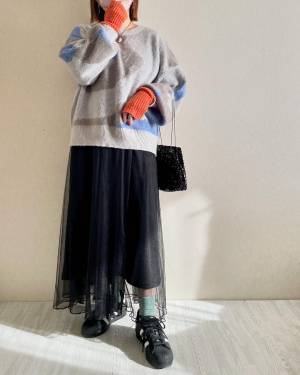 1枚で主役級♡【しまむら】しまパトで発掘した！「一癖ニット」