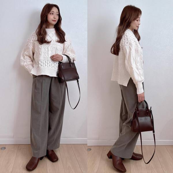 1枚で主役級♡【しまむら】しまパトで発掘した！「一癖ニット」