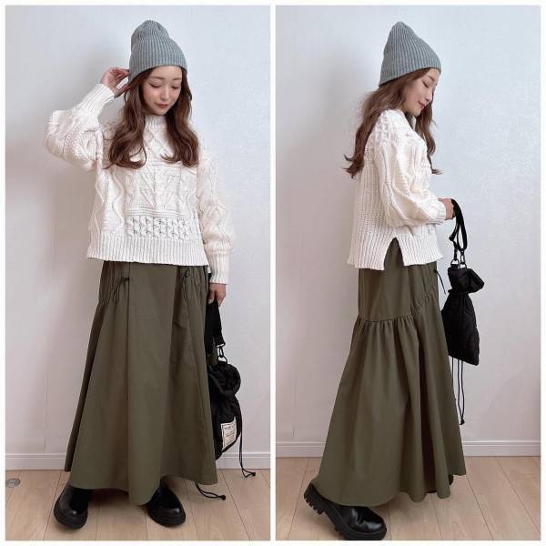 1枚で主役級♡【しまむら】しまパトで発掘した！「一癖ニット」