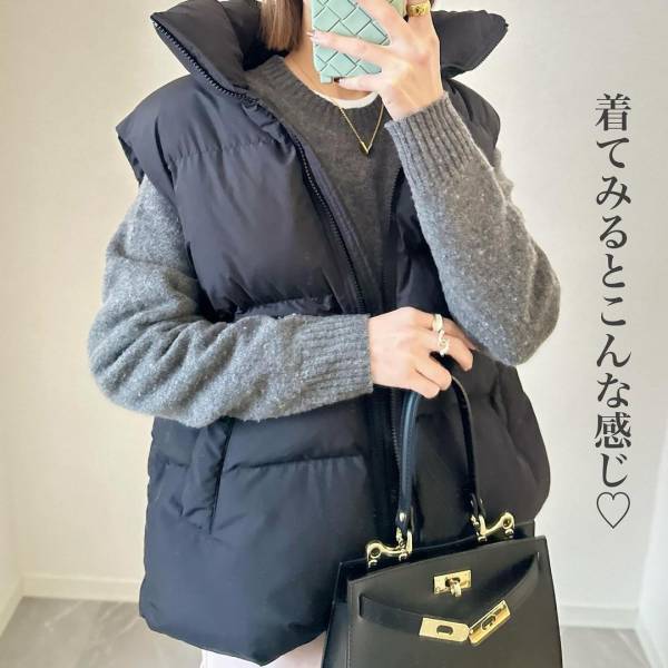 ＜チクチク感なしッ！！＞「着心地も抜群♡」【ユニクロ】『グレー』が可愛い“ニット”紹介