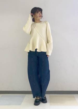 穿くだけでこなれ見え！！【ViS】一軍に指名したい♡「カーブデニム」