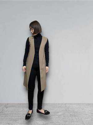 こんなの欲しかった…！形・デザイン・値段どれもありがたい♡「オールシーズン使える」が助かる”万能ロングジレ”