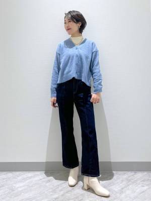 美シルエットが最高！！【グローバルワーク】大人カジュアルにピッタリ♡「フレアデニム」