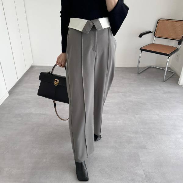 トレンドの「ウエスト折り返しデザイン」に一目惚れ♡【GU】新作ボトムスが2wayでALLシーズン使える！