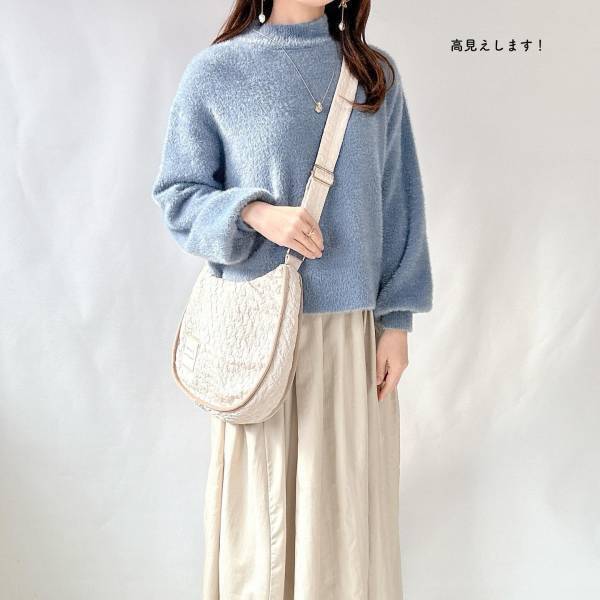 ＜コスパが素晴らしい！＞「思わず色ち買い」したくなる♡【しまむら】”シャギーニット”コーデ紹介