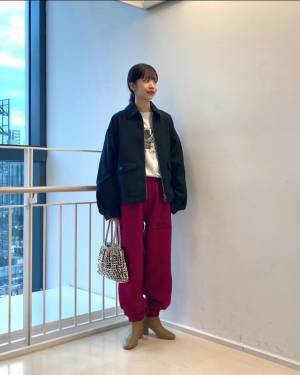 《春にマネしたい！》メンズライクが可愛い♡「スウェパンコーデ」