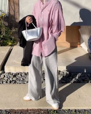 《春にマネしたい！》メンズライクが可愛い♡「スウェパンコーデ」