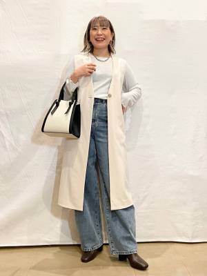 「1枚でオシャレ見え」って♡【グローバルワーク】カジュアルにもきれいめにも◎「万能ジレ」