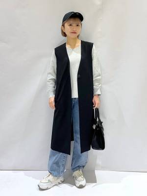 「1枚でオシャレ見え」って♡【グローバルワーク】カジュアルにもきれいめにも◎「万能ジレ」