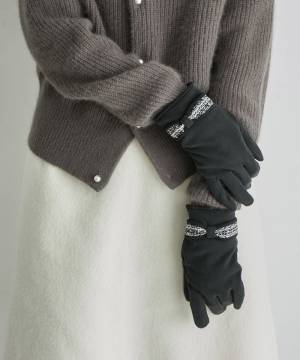 リボンモチーフが可愛い♡【ガーリー手袋】なら、手元までおしゃれ！