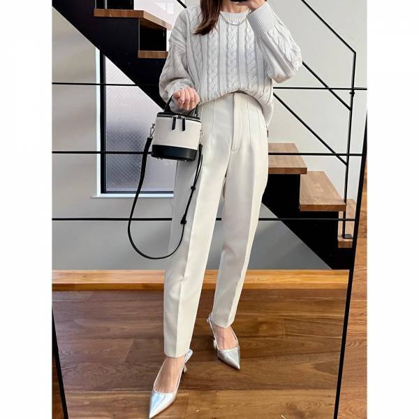 ＜ゆるっとシルエット＞が「可愛い」！【GU】”ケーブルニット”はめっちゃ「高見え」するーーー！！