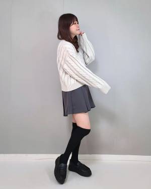 ＜ゆるっとシルエット＞が「可愛い」！【GU】”ケーブルニット”はめっちゃ「高見え」するーーー！！