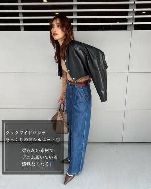 「神シルエット」なのに「ストレスフリー」！！【ユニクロ】”どタイプなボトムス”要チェック♡