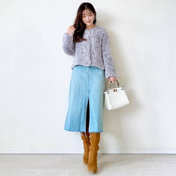 「かなり良い」って♡【ユニクロ】ユニ女も絶賛！春先まで使える「デニムスカート」