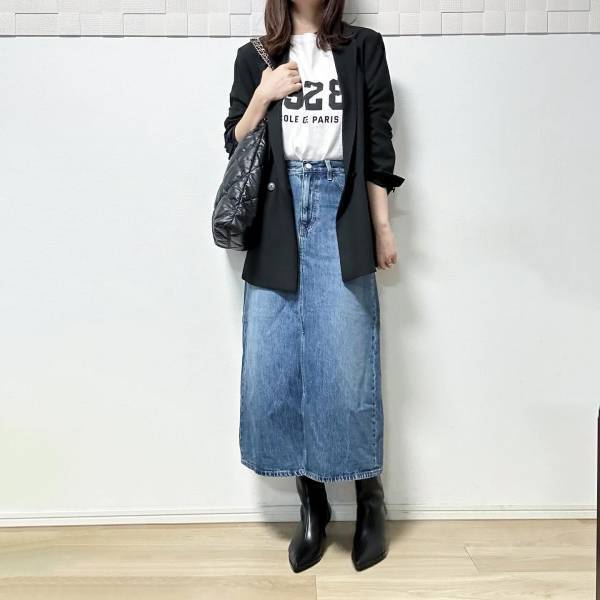 「かなり良い」って♡【ユニクロ】ユニ女も絶賛！春先まで使える「デニムスカート」