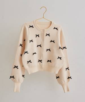 今季押さえておきたい♡【ViS】リボンが可愛い♡「主役級カーデ」