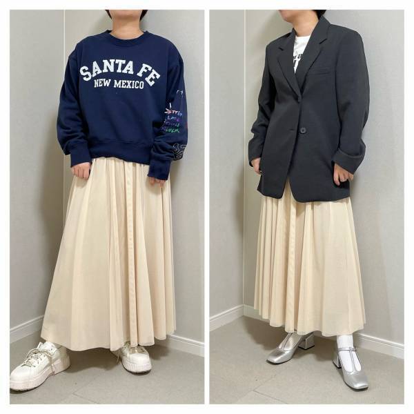 ＜プチプラとは思えない贅沢さ…！＞さすが【しまむら】！！冬のマンネリを打破する”軽やかスカート”コーデ3選