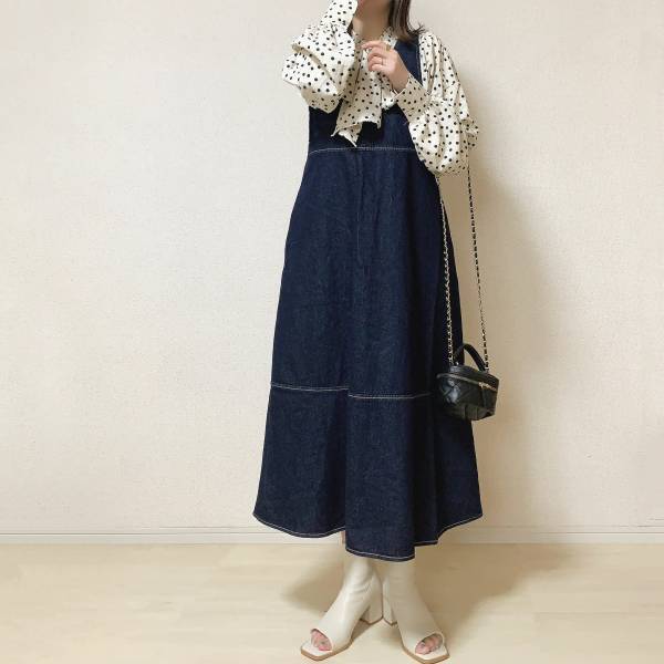 どんなコーディネートにも…相性抜群♡【GU】“ウルトラストレッチオープントゥブーツ”で春先取り！