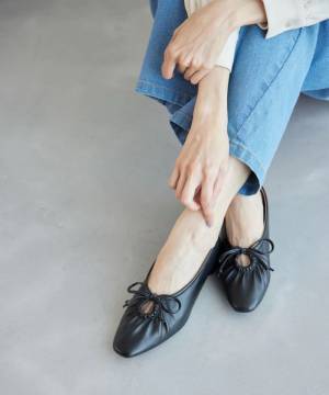 ヒールもフラットも！ オンオフ使える【リボンパンプス】が可愛すぎる♡
