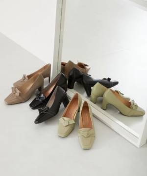 ヒールもフラットも！ オンオフ使える【リボンパンプス】が可愛すぎる♡