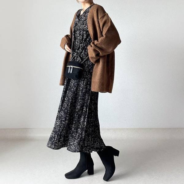 こりゃ2色買い不回避だわ♡【GU】春まで使い勝手◎「大人っぽカーデ」