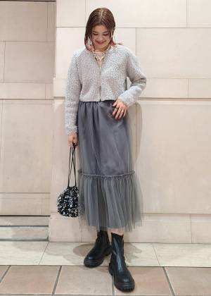 コレ春まで使えるッ！！【ViS】淡めカラーにキュン♡「きれいめカーデ」