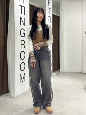 いつものパンツを変えるだけ！【デザインデニム】でおしゃれさんコーデ♡