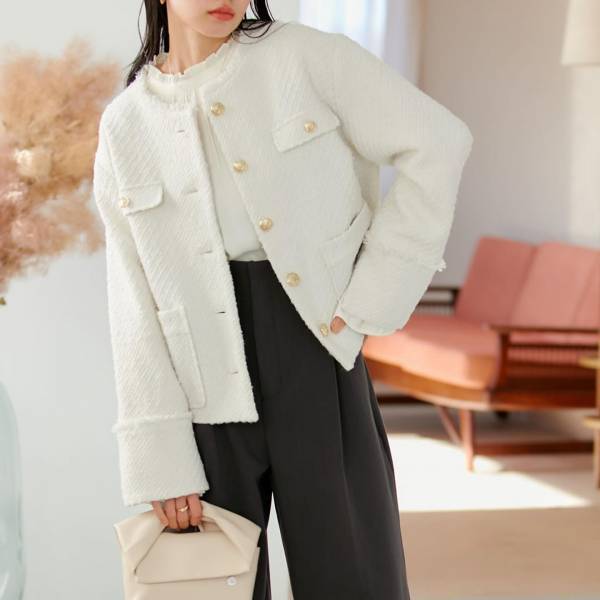 今春も人気出そう♡ 完売前にチェックして！上品可愛い【ツイードジャケット】