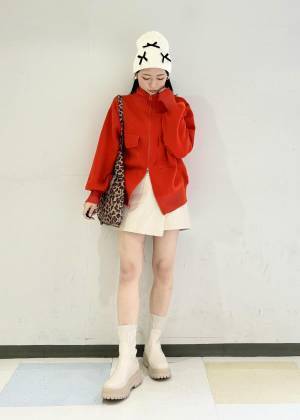 センスの塊かよッ♡【ViS】トレンドライクなコーデが即完成！「リボンニット帽」