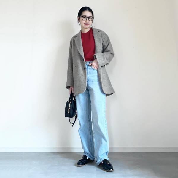 参考になりますッ！！【ユニクロ】のトップスを使った「春コーデ」が可愛い！