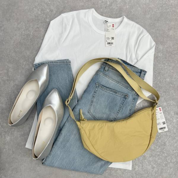 【ユニクロ】の定番！軽くて使いやすい“ラウンドミニショルダーバッグ”の『春カラー』が可愛すぎた…♡