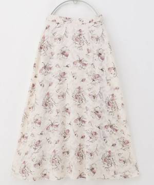 春色カラーが可愛い！「どんなトップスとも好相性」って最高♡【ハニーズ】上品な印象の”ロングスカート”4選