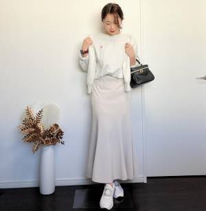 これマストで買い足して！！【GU】デートにも着たい♡「ロングスカート」