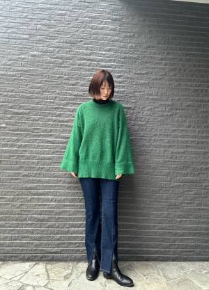 これで「オシャレ上級者になること間違いなし！」【Re：EDIT】の「楽ちんで脚長効果抜群」の”フレアデニムコーデ”