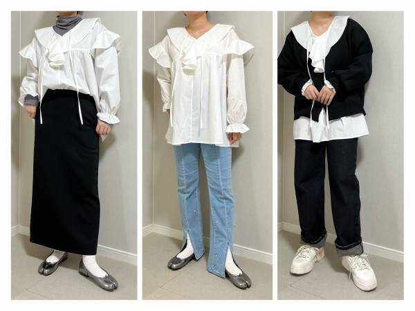 《限定商品》だからなくなる前に急げ～～！！【アベイル】「自由自在」に着回せる”フリルブラウス”は「活躍」すること間違いなしっ！！