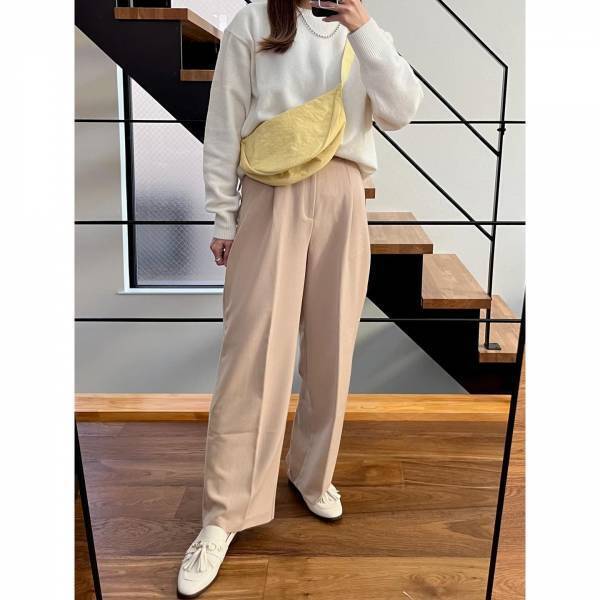 両手が使えるっていい！【ユニクロ】お散歩にもぴったり♡「ショルダーバッグ」