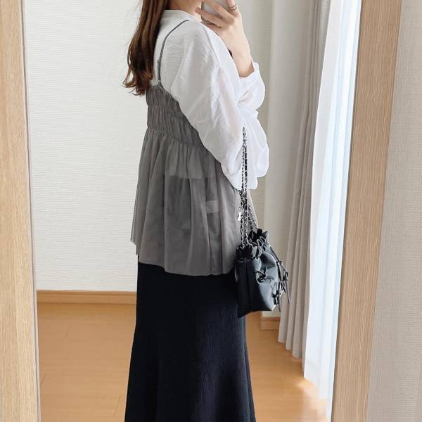 これは「春夏に持ってこい」な予感♡「たくさん着回すぞ」！！【ハニーズ】「ふんわりチュール」と「揺れるマーメイド」が可愛い”キャミ＆スカート”