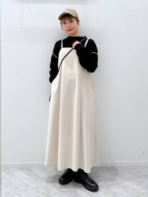 《今日何着よう？→解決♡》【グローバルワーク】1着で主役級コーデ♡「キャミワンピ」