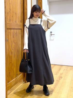 《今日何着よう？→解決♡》【グローバルワーク】1着で主役級コーデ♡「キャミワンピ」