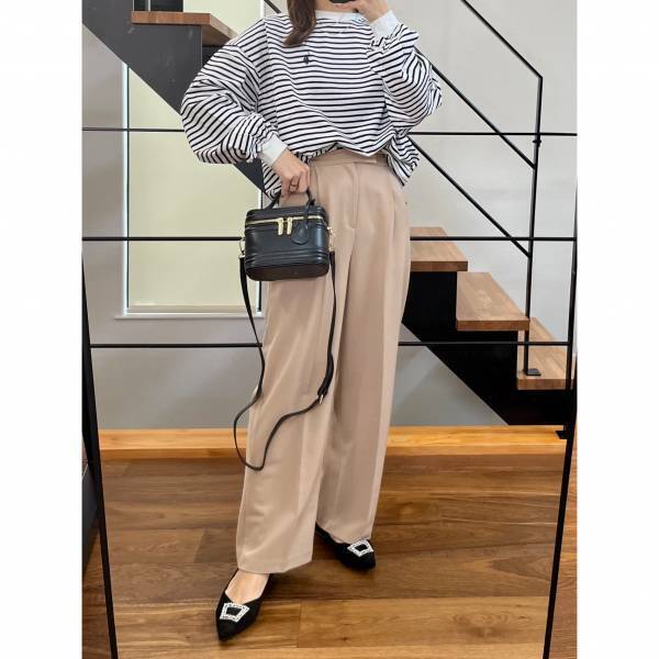 この春は「ボーダー」を可愛く着こなしたい！【WEGO】”U.S.POLO ASSN”の「ボーダーロンT」は袖が可愛いんです♡