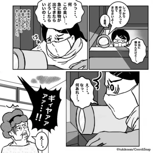 【嫁の仕返し】「ギャァァ！！」嫁を騙し”天井裏”の確認をさせる義母→呆れた嫁の”仕返し”で義母は大恥をかくはめに…！