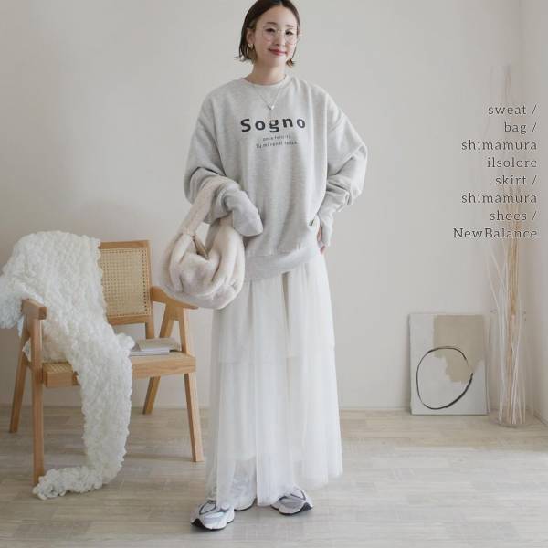 こりゃ週5で着たい！！【しまむら】一点投入で即きれいめに♡「チュールスカート」