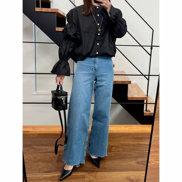 〈なにこれーー♡〉袖がキャンディみたいで可愛い！【S．E．U】の”ブラウス”着回しコーデしてみた！