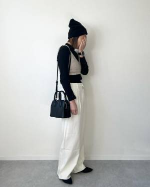 今すぐ【GU】へ急げーッ！！春に向けて買い足したい♡「黒バッグ」