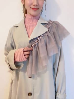 「1つで何通りものアレンジ」「かなり着回せる」【GRL】まさに「神アイテム」な”チュールケープ”がスゴすぎた！