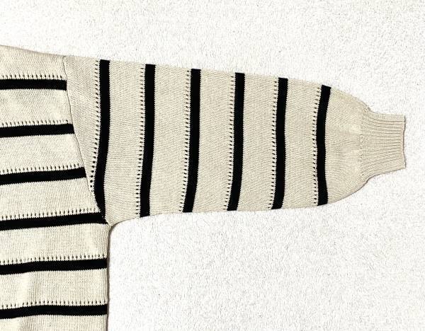 「いつもコーデの雰囲気が同じになる」そんな時に！【しまむら】の春まで着回せる”ボーダーカーディガン”が「便利」